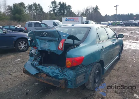 2009 Toyota Corolla Le из США, поврежденный, VIN 2T1BU40E79C142638